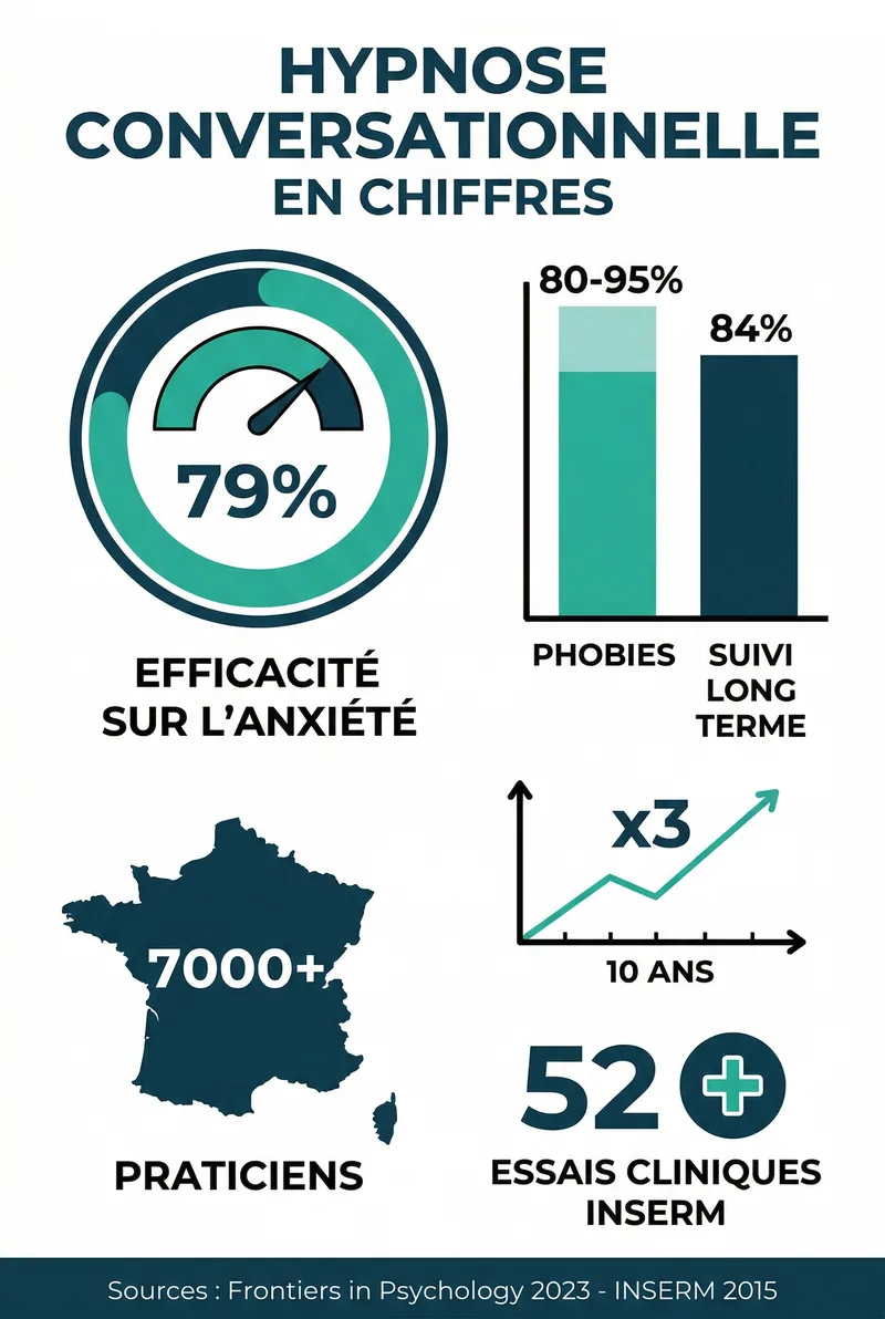 Infographie : les chiffres clés de l hypnose conversationnelle